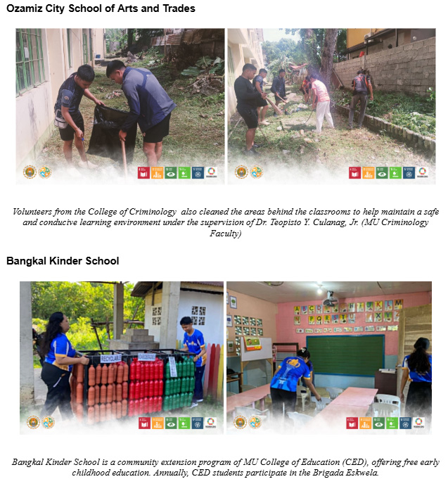 Around 150 MU Volunteers Make a Difference in Brigada Eskwela 2026
